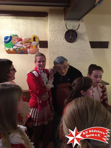 16.02.2017 - Wagenbauessen Prinzengarde mit Stadtprinz