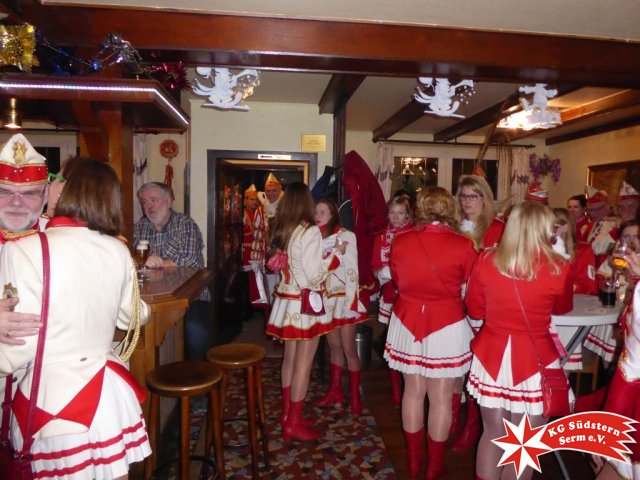 16.02.2017 - Wagenbauessen Prinzengarde mit Stadtprinz