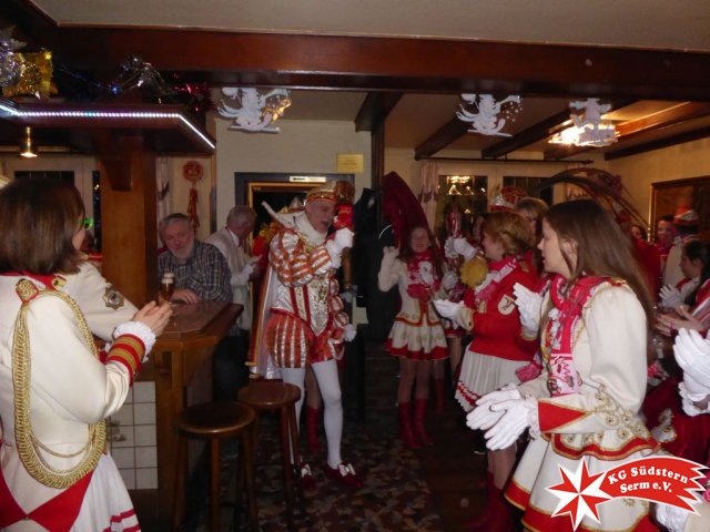 16.02.2017 - Wagenbauessen Prinzengarde mit Stadtprinz