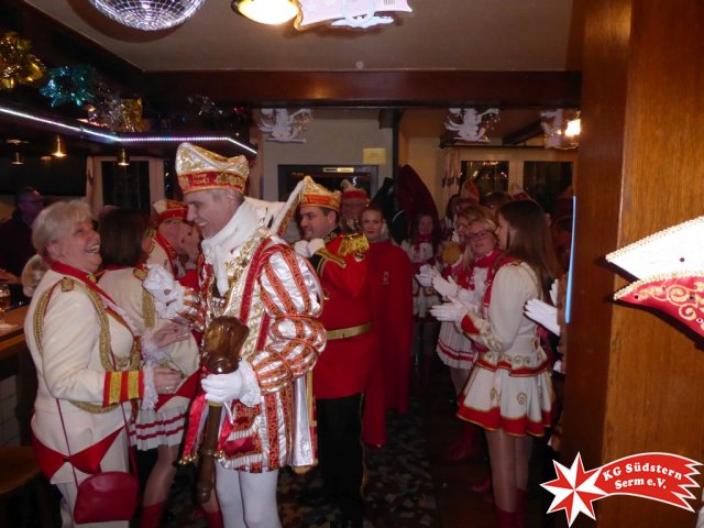 16.02.2017 - Wagenbauessen Prinzengarde mit Stadtprinz
