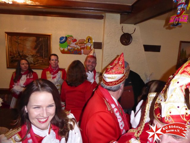 16.02.2017 - Wagenbauessen Prinzengarde mit Stadtprinz