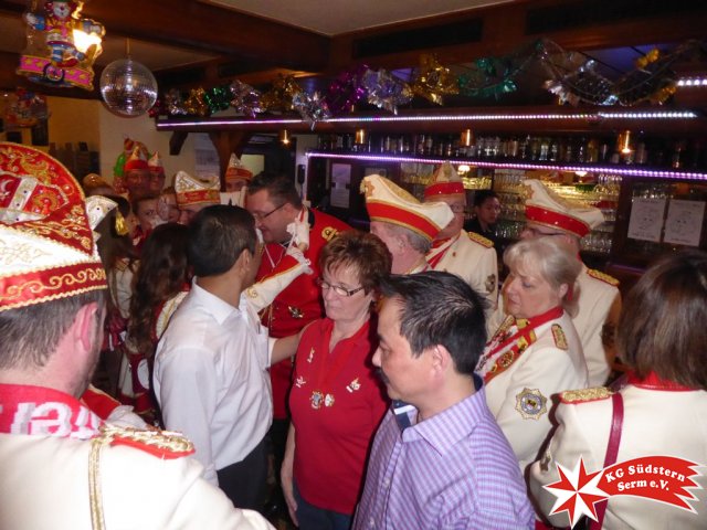 16.02.2017 - Wagenbauessen Prinzengarde mit Stadtprinz