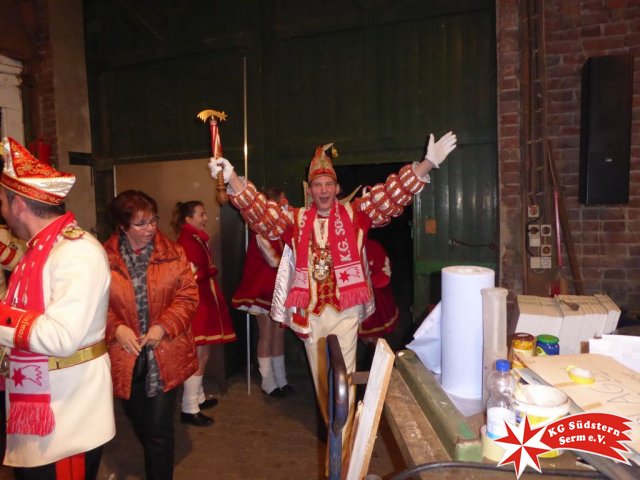16.02.2017 - Wagenbauessen Prinzengarde mit Stadtprinz