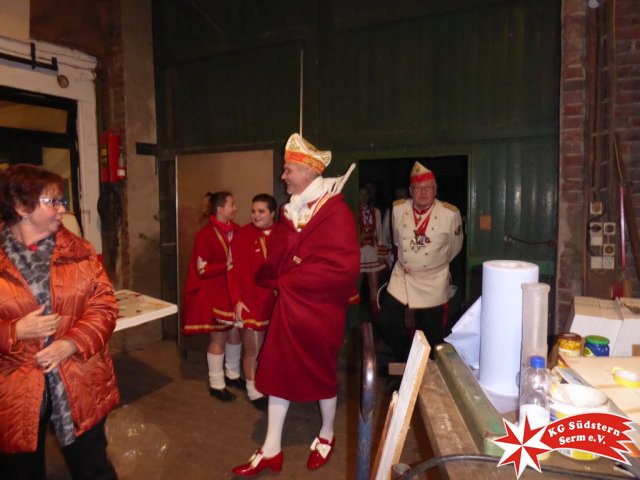 16.02.2017 - Wagenbauessen Prinzengarde mit Stadtprinz