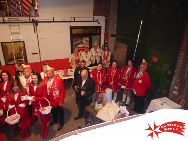 16.02.2017 - Wagenbauessen Prinzengarde mit Stadtprinz