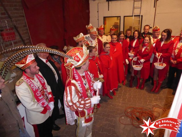 16.02.2017 - Wagenbauessen Prinzengarde mit Stadtprinz