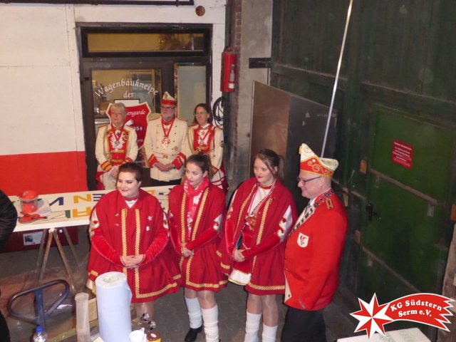 16.02.2017 - Wagenbauessen Prinzengarde mit Stadtprinz