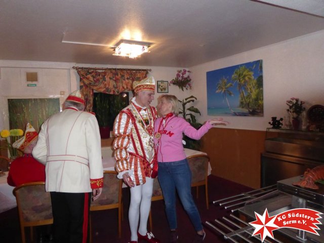 16.02.2017 - Wagenbauessen Prinzengarde mit Stadtprinz