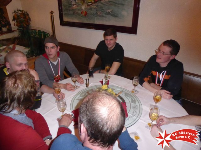 16.02.2017 - Wagenbauessen Prinzengarde mit Stadtprinz