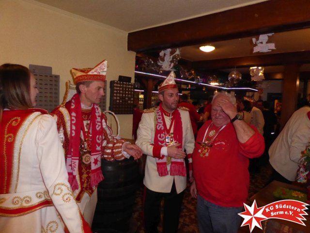 16.02.2017 - Wagenbauessen Prinzengarde mit Stadtprinz