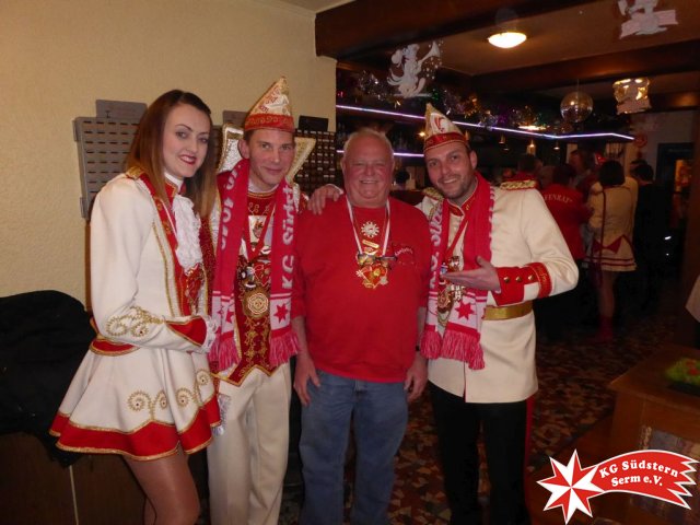 16.02.2017 - Wagenbauessen Prinzengarde mit Stadtprinz