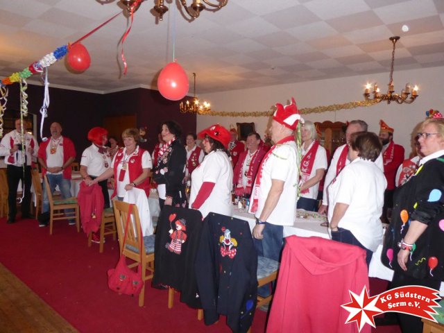 19.02.2017 - Richtfest Konfettis