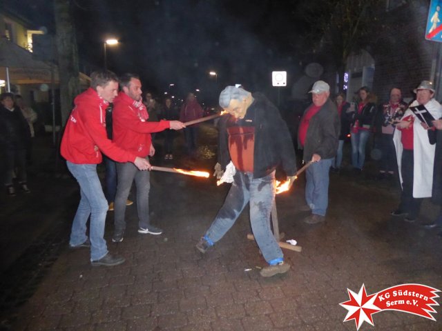 28.02.2017 - Wurstessen & Hoppeditz Verbrennung