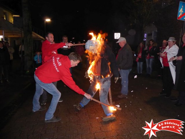 28.02.2017 - Wurstessen & Hoppeditz Verbrennung