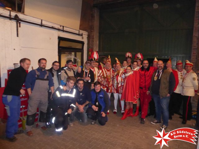 21.02.2019 - Wagenbauessen bei Viet Serm mit Stadtprinz Kevin I