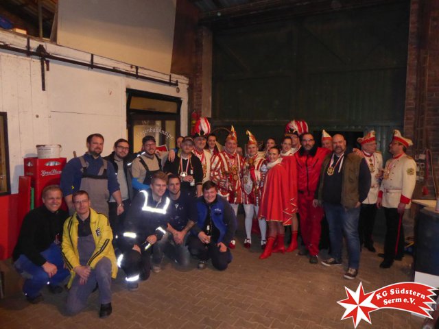 21.02.2019 - Wagenbauessen bei Viet Serm mit Stadtprinz Kevin I