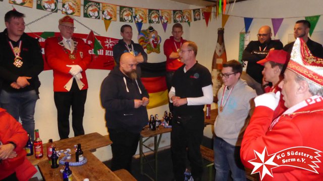 21.02.2020 - Richtfest Prinzengarde